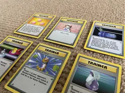 1999 Pokemon Unlimited Base Set Trainer Card Bundle, x12 Unique Cards Joblot GC - Image 2