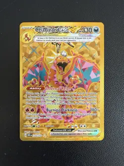 Pokemon TCG Charizard EX Holo Card Sv03: Obsidian Flames 228/197 - Image 1
