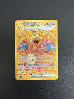 Pokemon TCG Charizard EX Holo Card Sv03: Obsidian Flames 228/197 - Image 2