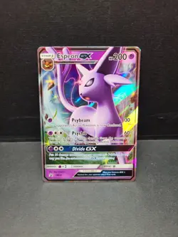 Espeon GX SM35 - Holo Pokemon Card - Black Star Promo - NM - Image 1