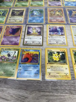 VTG Pokemon Cards 1st Edition Base Jungle Fossil Charizard Shadowless See Video! - Image 4