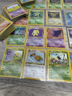 VTG Pokemon Cards 1st Edition Base Jungle Fossil Charizard Shadowless See Video! - Image 5