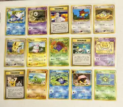 Vintage Pokemon Card Lot WOTC LP-DMG Foreign Lot - Image 1