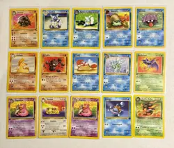 Vintage Pokemon Card Lot WOTC LP-DMG Foreign Lot - Image 3