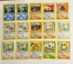 Vintage Pokemon Card Lot WOTC LP-DMG Foreign Lot - Image 5