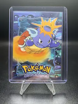 1999 Pokemon Topps #08 Stage 2 E8 Wartortle Card Blue Logo MINT - Image 1