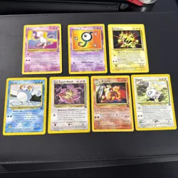 Pokemon Black Star Promo Cards Pokemon 2000 7x mew Marill arcanine togepi meowth - Image 1