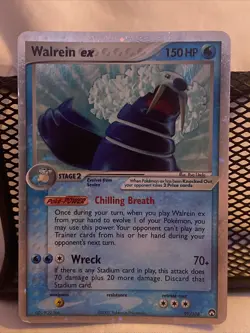 Pokemon Card - Walrein ex - EX Power Keepers 99/108 Ultra Rare Holo 2007 - Image 1