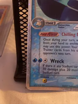 Pokemon Card - Walrein ex - EX Power Keepers 99/108 Ultra Rare Holo 2007 - Image 5