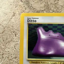 Ditto 3/62 Holo Rare - 1999 Fossil WOTC - Vintage Pokemon Card - Image 2