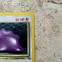 Ditto 3/62 Holo Rare - 1999 Fossil WOTC - Vintage Pokemon Card - Image 3