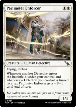 FOIL PERIMETER ENFORCER x4 mtg NM Murders at Karlov Manor 4 Unc - Image 1