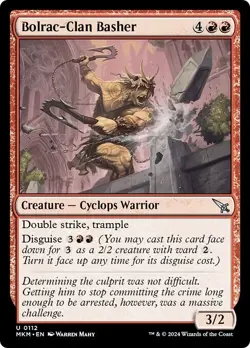 FOIL BOLRAC-CLAN BASHER x4 mtg NM Murders at Karlov Manor 4 Unc - Image 1