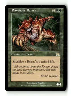 MTG Ravenous Baloth - Onslaught Heavily Played English - Image 1