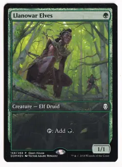 1x Llanowar Elves - Open House Promo Foil LP, English Unique & Misc P - Image 1