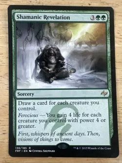 MTG Magic the Gathering Shamanic Revelation (138/189) Fate Reforged LP - Image 1