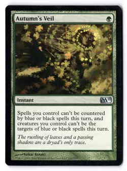 Autumn's Veil LP* Core Set 2011 M11 ENGLISH 162/249 mtg -UnltdCards - Image 1