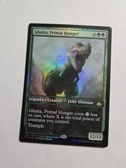 Ghalta Primal Hunger Borderless FOIL Extended Art PROMO x1 MTG ENGLISH Rare - Image 2