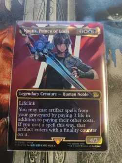 Noctis, Prince of Lucis (Borderless) (Surge Foil) Final Fantasy Foil - Image 1