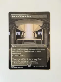 Vault of Champions (Borderless) Commander Masters Regular NM - Image 1