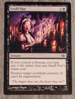 Mtg - Duel Decks Garruk vs. Liliana - SNUFF OUT nm - Image 1