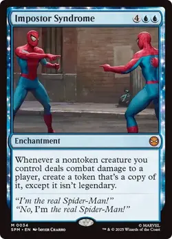 FOIL IMPOSTOR SYNDROME mtg NM Marvel's Spider-Man 1 Mythic - Image 1