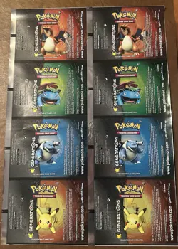 Pokemon TCG Generations Uncut Booster Pack Sheet - Charizard Pikachu Rare Mint - Image 1