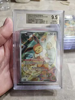 2025 POKEMON PRISMATIC EVOLUTIONS ETB EEVEE BLACK STAR PROMO BGS 9.5 - Image 1