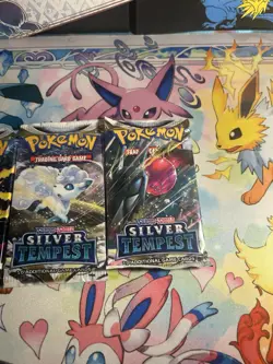 Silver Tempest x4 Packs - Pokemon Full Art Set SWSH Sealed Booster Pack Lot - Image 2