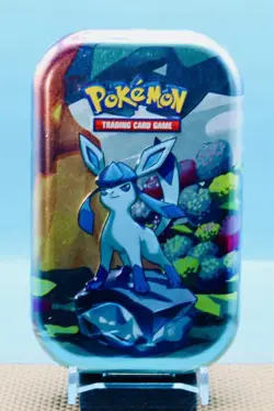 Pokemon Scarlet & Violet Prismatic Evolutions Mini Tin Glacion New Sealed💥 - Image 1