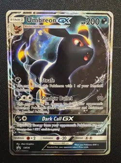 Pokemon TCG Umbreon GX Full Art Ultra Rare Holo SM36 Sun & Moon Black Star Promo - Image 1