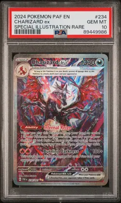 PSA 10 Charizard Ex 2024 Pokemon Paf En-Paldean Fates #234 - Image 1