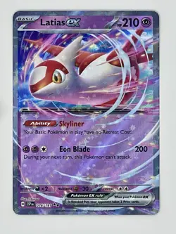 Latias ex 76/191 - 2024 Pokemon Surging Sparks Double Rare NM Pack Fresh - Image 3