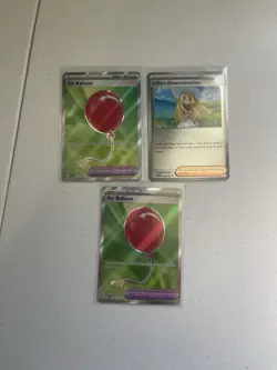 Pokemon TCG Air Balloon 166/132 Trainer Secret Rare Lillie’s Determination NM - Image 1