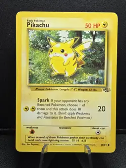 Pokemon TCG 1999 Pikachu Jungle 60/64 LP + NM - - Image 1
