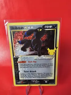 Pokemon TCG Umbreon Gold Star 17/17 Celebrations 25th Anniversary Immaculate - Image 1