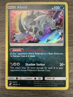 Pokemon Team Up Absol 88/181 Holo Rare NM/LP - Image 1