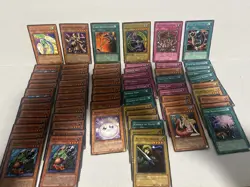 Yugioh Lot 68 1996 Lon SD2 SDY DL7 Halo 1st Edition Toon Goblin Attack Force - Image 1