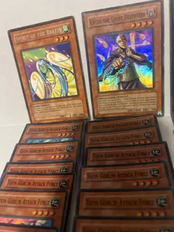 Yugioh Lot 68 1996 Lon SD2 SDY DL7 Halo 1st Edition Toon Goblin Attack Force - Image 2
