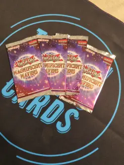 4 COUNT LOT Yu-Gi-Oh! TCG Magnificent Mavens Booster Packs English 2022 - Image 1