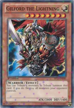 1x (LP) Gilford the Lightning - SP13-EN040 - Starfoil Rare - Unlimited Edition - Image 1