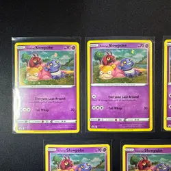 LOT OF 5 Galarian Slowpoke SWSH126 SWSH: Sword & Shield Black Star Promo Cards - Image 2