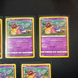 LOT OF 5 Galarian Slowpoke SWSH126 SWSH: Sword & Shield Black Star Promo Cards - Image 3