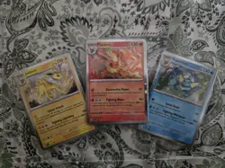 Flareon/Vaporeon/Jolteon Prismatic Evolutions Poster Promo Cards x3 Cards - Image 1