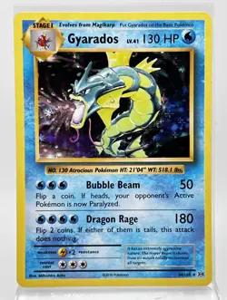 Gyarados Holo 34/108 Pokemon Card 2016 Evolutions LP/MP - Image 1