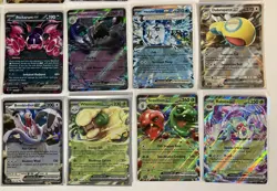MEGA Snover Dragonite Reshiram Slaking Full Art Trainer Pokemon EX 32 Card LOT - Image 3