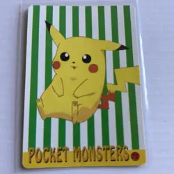 Pikachu X pidgeot Pocket Monsters Pokemon Card - Image 1