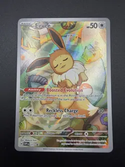 Eevee Black Star Promo 173 Prismatic Evolutions Card NM Condition - Image 3