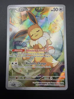Eevee Black Star Promo 173 Prismatic Evolutions Card NM Condition - Image 4