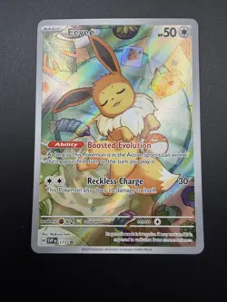 Eevee Black Star Promo 173 Prismatic Evolutions Card NM Condition - Image 3